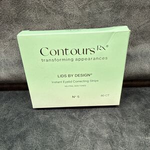 Contours Rx Lids By Design No 5 Instant Eyelid Correcting Strips 80ct NEW